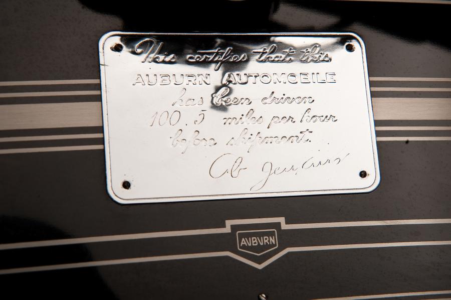  Auburn 851 SC Speedster 1935 года  (фото 42 из 93)